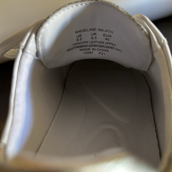 Ralph Lauren leather white sneaker’s. - Picture 3 of 4